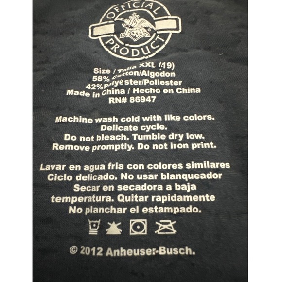 Bud Light Here We Go! Women's Graphic T-Shirt XXL Extra Extra Large Beer Tee - Picture 6 of 8